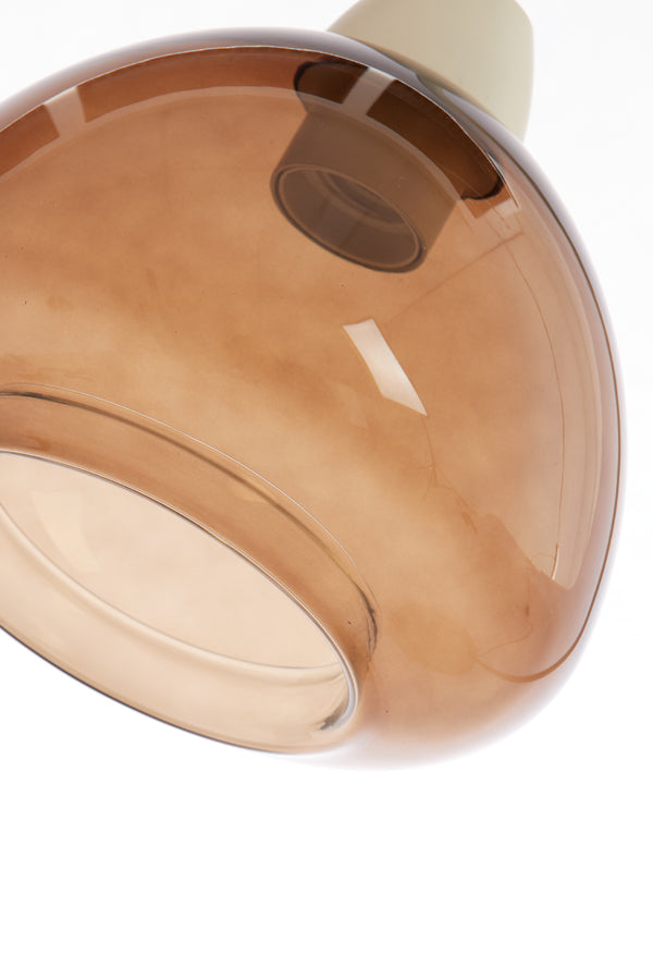 Light & Living Lighting Table lamp 31,5x20x61 cm BISHO glass brown+sand House of Isabella UK