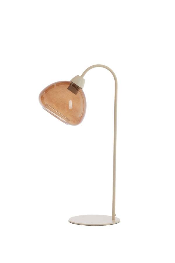 Light & Living Lighting Table lamp 31,5x20x61 cm BISHO glass brown+sand House of Isabella UK