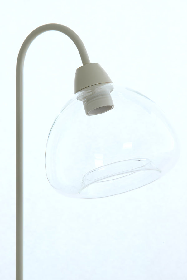 Light & Living Lighting Table lamp 31,5x20x61 cm BISHO glass clear+cream House of Isabella UK