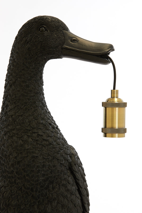 Light & Living Lighting Table lamp 32x31x65 cm DUCK black House of Isabella UK