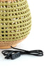 Light & Living Lighting Table lamp 32x34,5 cm KALIPA rattan natural+green House of Isabella UK