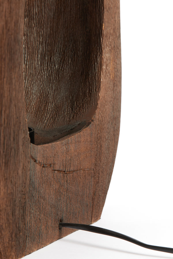 Light & Living Lighting Table lamp 33x10x40 cm KELAFO wood chocolate brown House of Isabella UK