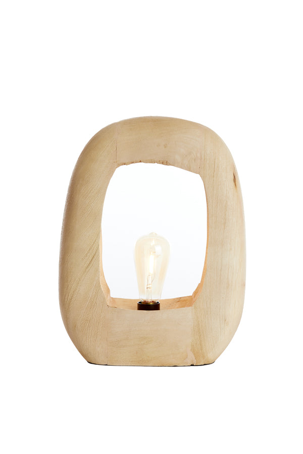 Light & Living Lighting Table lamp 33x10x40 cm KELAFO wood matt natural House of Isabella UK