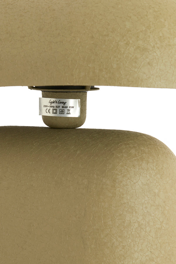 Light & Living Lighting Table lamp 34x21x30 cm TODD matt olive green House of Isabella UK