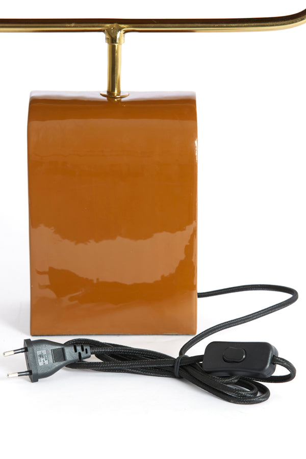 Light & Living Lighting Table lamp 35x15,5x38 cm CARDONA brown+gold House of Isabella UK