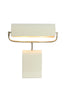 Light & Living Lighting Table lamp 35x15,5x38 cm CARDONA cream+nickel satin House of Isabella UK