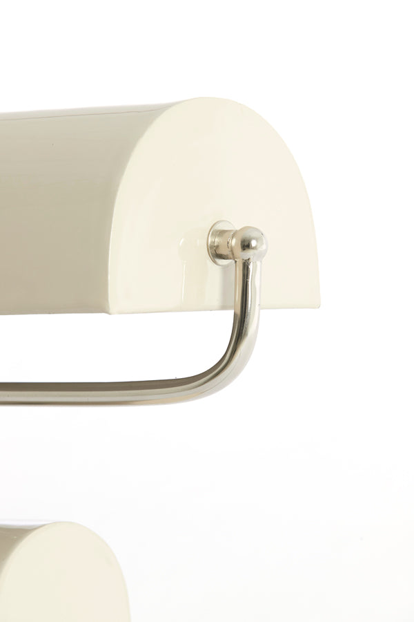 Light & Living Lighting Table lamp 35x15,5x38 cm CARDONA cream+nickel satin House of Isabella UK