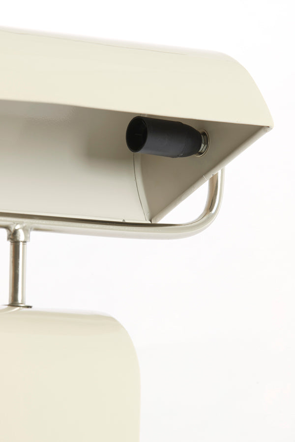 Light & Living Lighting Table lamp 35x15,5x38 cm CARDONA cream+nickel satin House of Isabella UK