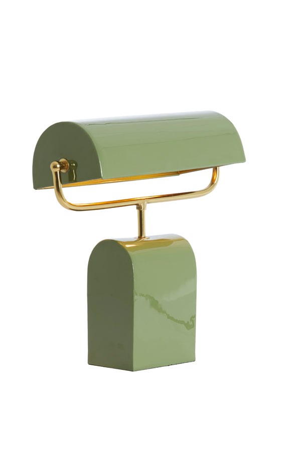 Light & Living Lighting Table lamp 35x15,5x38 cm CARDONA light green+gold House of Isabella UK