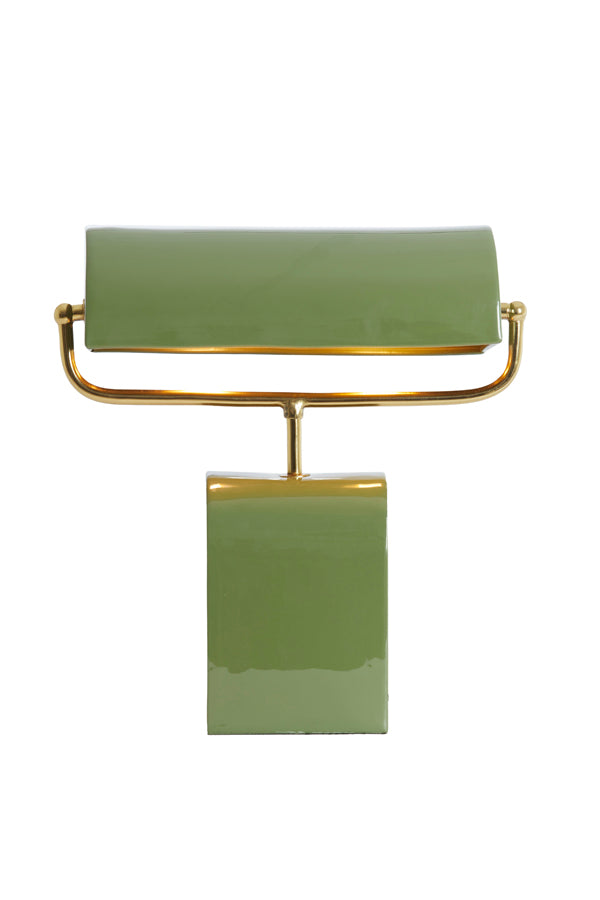 Light & Living Lighting Table lamp 35x15,5x38 cm CARDONA light green+gold House of Isabella UK