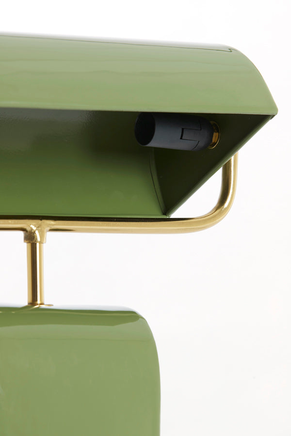 Light & Living Lighting Table lamp 35x15,5x38 cm CARDONA light green+gold House of Isabella UK