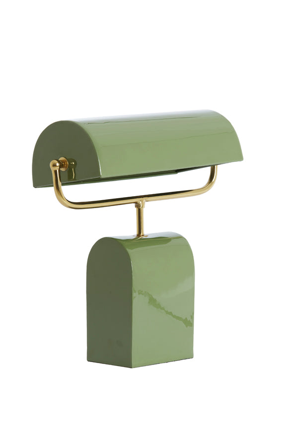 Light & Living Lighting Table lamp 35x15,5x38 cm CARDONA light green+gold House of Isabella UK