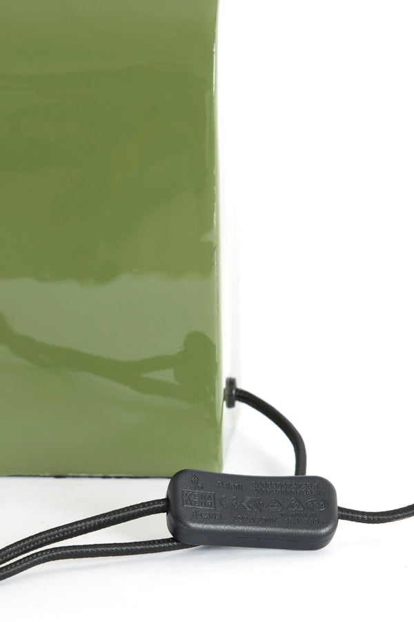 Light & Living Lighting Table lamp 35x15,5x38 cm CARDONA light green+gold House of Isabella UK