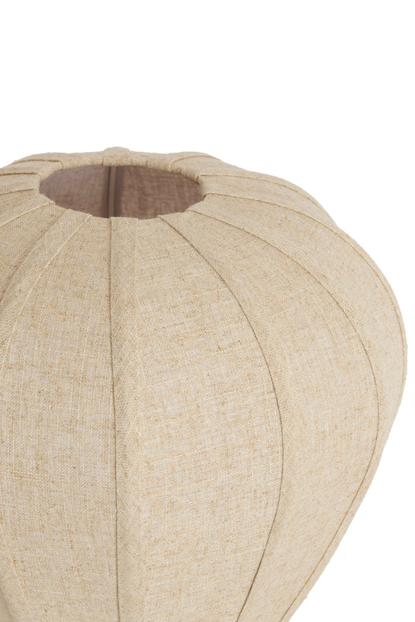 Light & Living Lighting Table lamp 35x36 cm KYZO wood print d brown+linen nat. House of Isabella UK