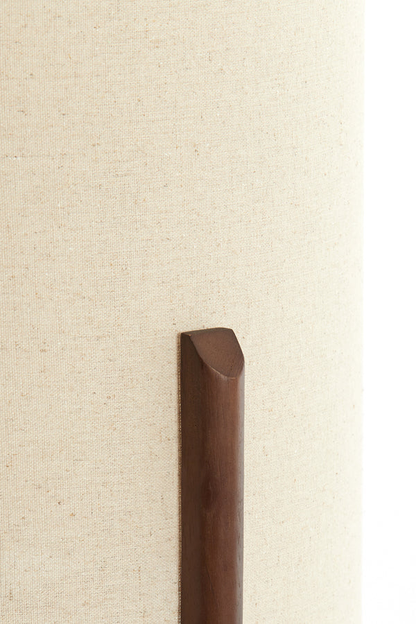 Light & Living Lighting Table lamp 35x58 cm LITTO dark brown+linen natural House of Isabella UK