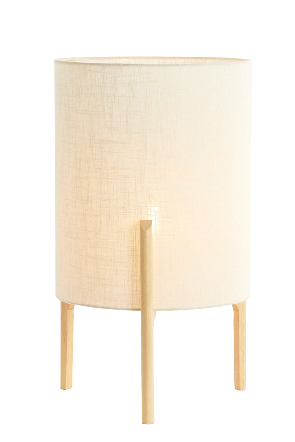Light & Living Lighting Table lamp 35x58 cm LITTO natural+linen white House of Isabella UK
