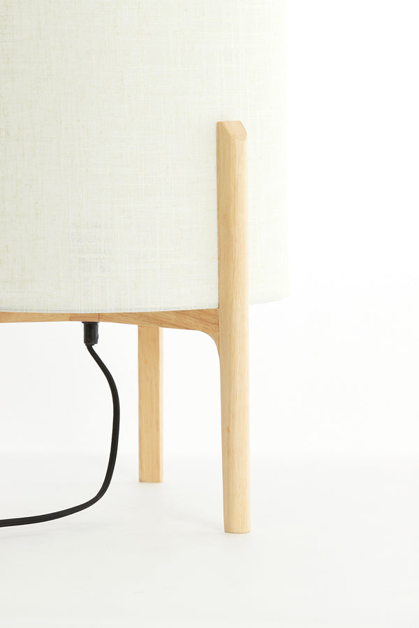 Light & Living Lighting Table lamp 35x58 cm LITTO natural+linen white House of Isabella UK