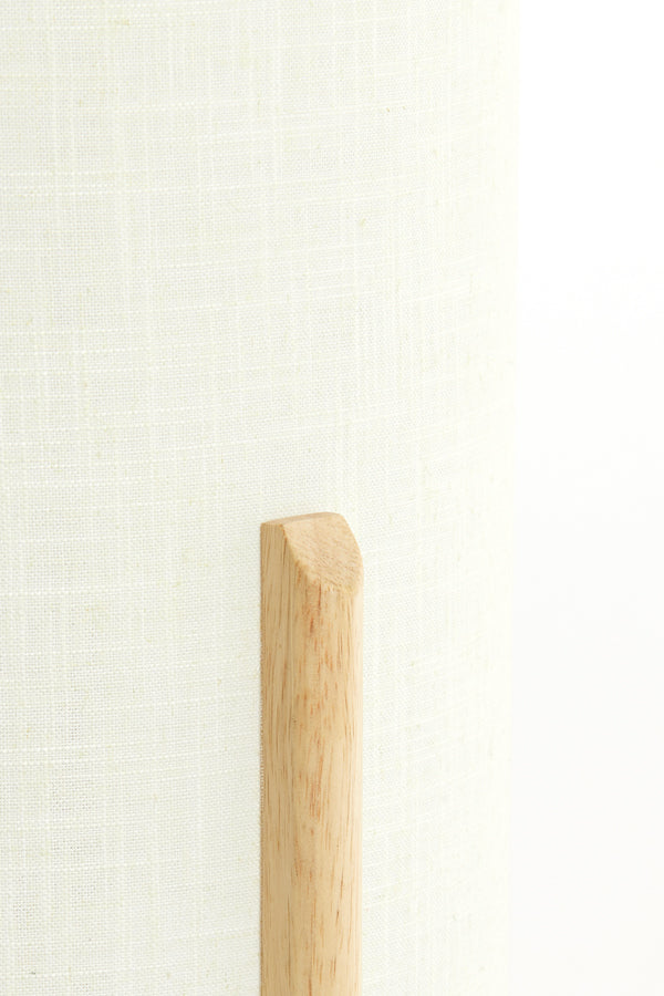 Light & Living Lighting Table lamp 35x58 cm LITTO natural+linen white House of Isabella UK