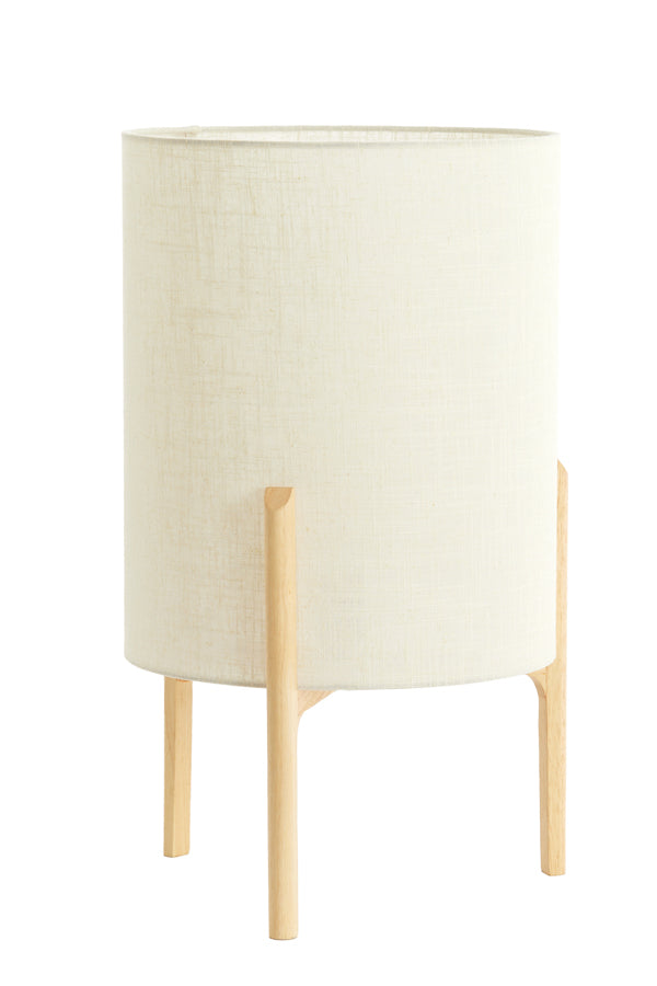 Light & Living Lighting Table lamp 35x58 cm LITTO natural+linen white House of Isabella UK