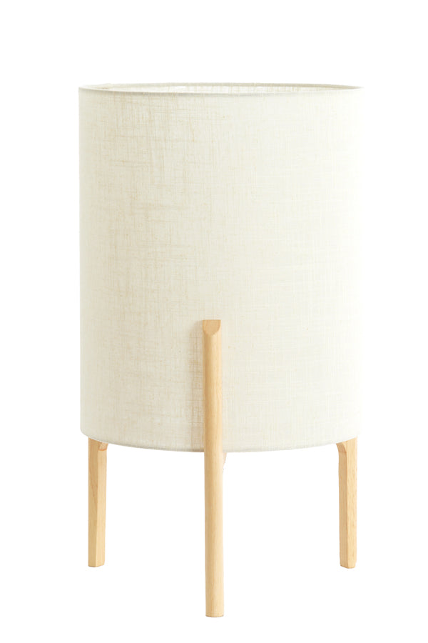 Light & Living Lighting Table lamp 35x58 cm LITTO natural+linen white House of Isabella UK