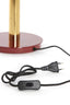 Light & Living Lighting Table lamp 37x14x43 cm AYER shiny burgundy+gold House of Isabella UK
