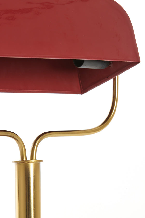 Light & Living Lighting Table lamp 37x14x43 cm AYER shiny burgundy+gold House of Isabella UK