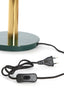 Light & Living Lighting Table lamp 37x14x43 cm AYER shiny dark green+gold House of Isabella UK