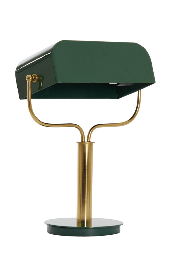 Light & Living Lighting Table lamp 37x14x43 cm AYER shiny dark green+gold House of Isabella UK
