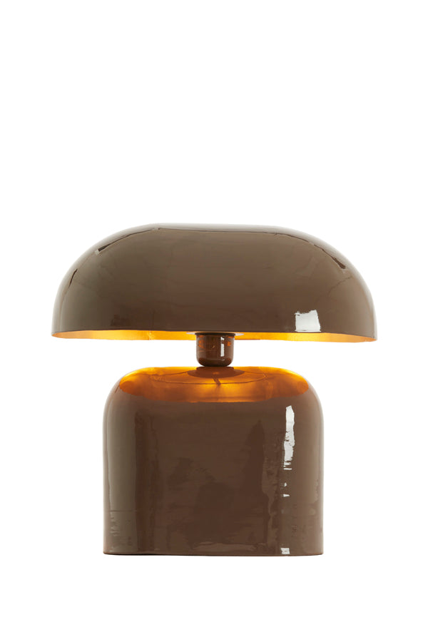 Light & Living Lighting Table lamp 37x26x37 cm TODD shiny dark brown House of Isabella UK