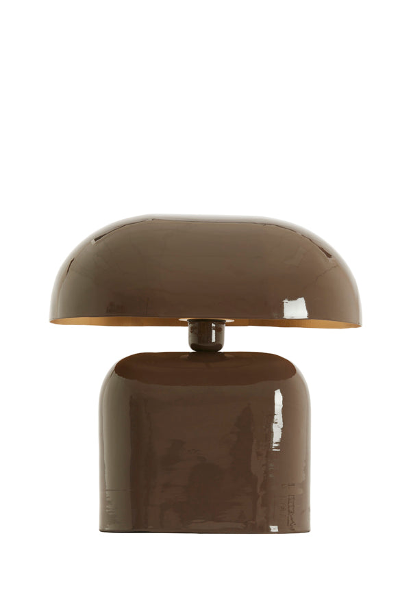 Light & Living Lighting Table lamp 37x26x37 cm TODD shiny dark brown House of Isabella UK