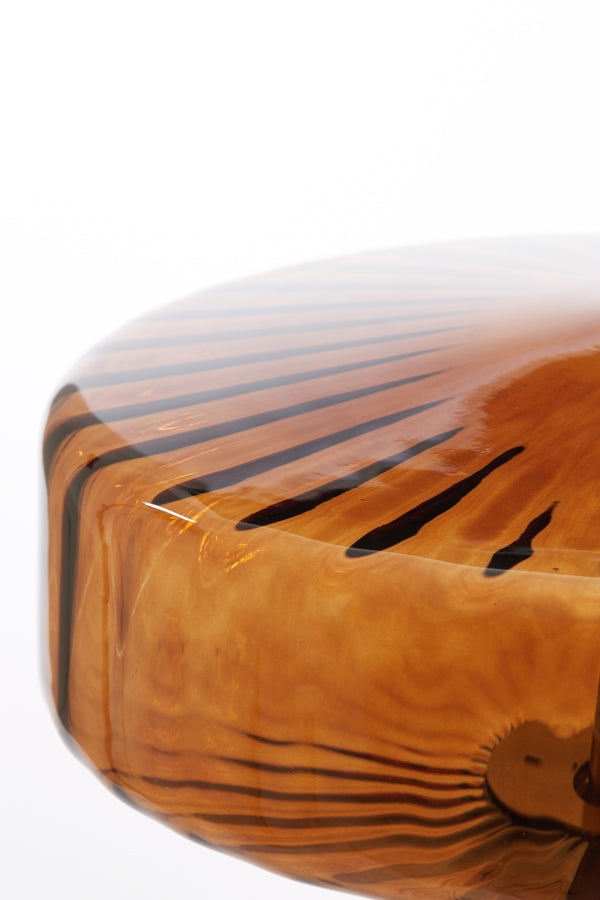 Light & Living Lighting Table lamp 40x53 cm PLEAT glass brown+gold House of Isabella UK