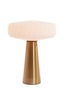 Light & Living Lighting Table lamp 40x53 cm PLEAT glass matt white+gold House of Isabella UK