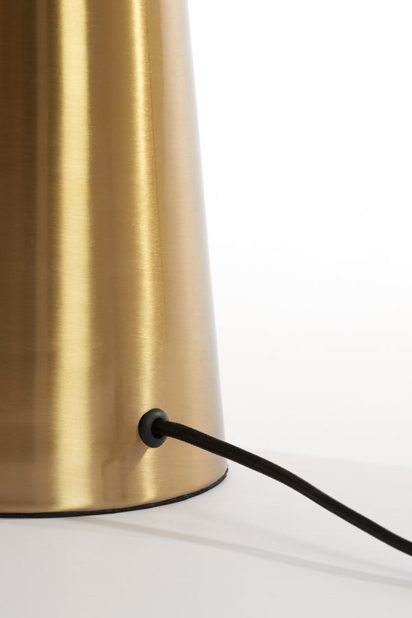 Light & Living Lighting Table lamp 40x53 cm PLEAT glass matt white+gold House of Isabella UK