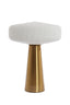 Light & Living Lighting Table lamp 40x53 cm PLEAT glass matt white+gold House of Isabella UK