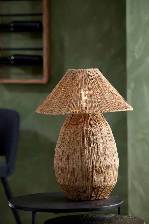 Light & Living Lighting Table lamp 40x55 cm MARUVA jute natural House of Isabella UK