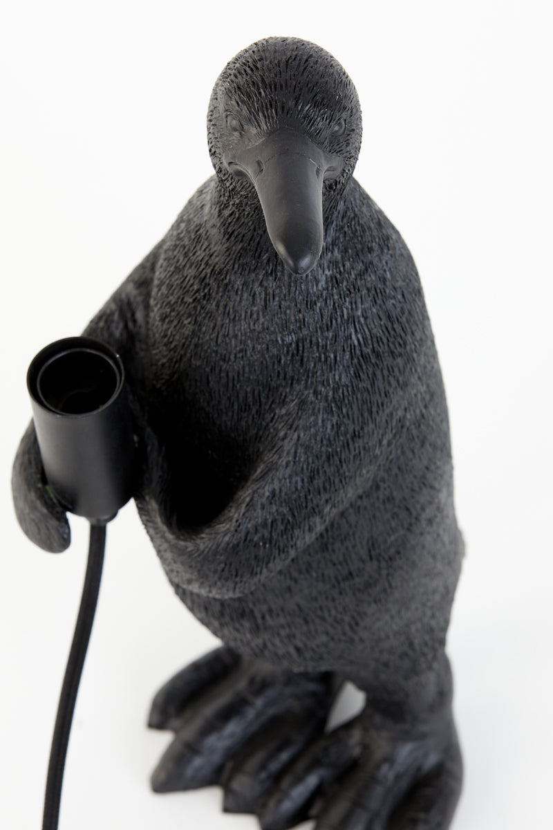 Light & Living Lighting Table lamp E14 12x12x24 cm PENGUIN matt black House of Isabella UK