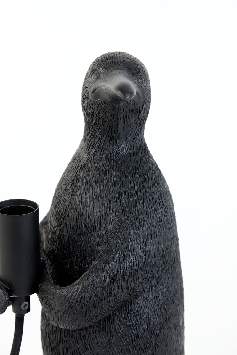 Light & Living Lighting Table lamp E14 12x12x24 cm PENGUIN matt black House of Isabella UK