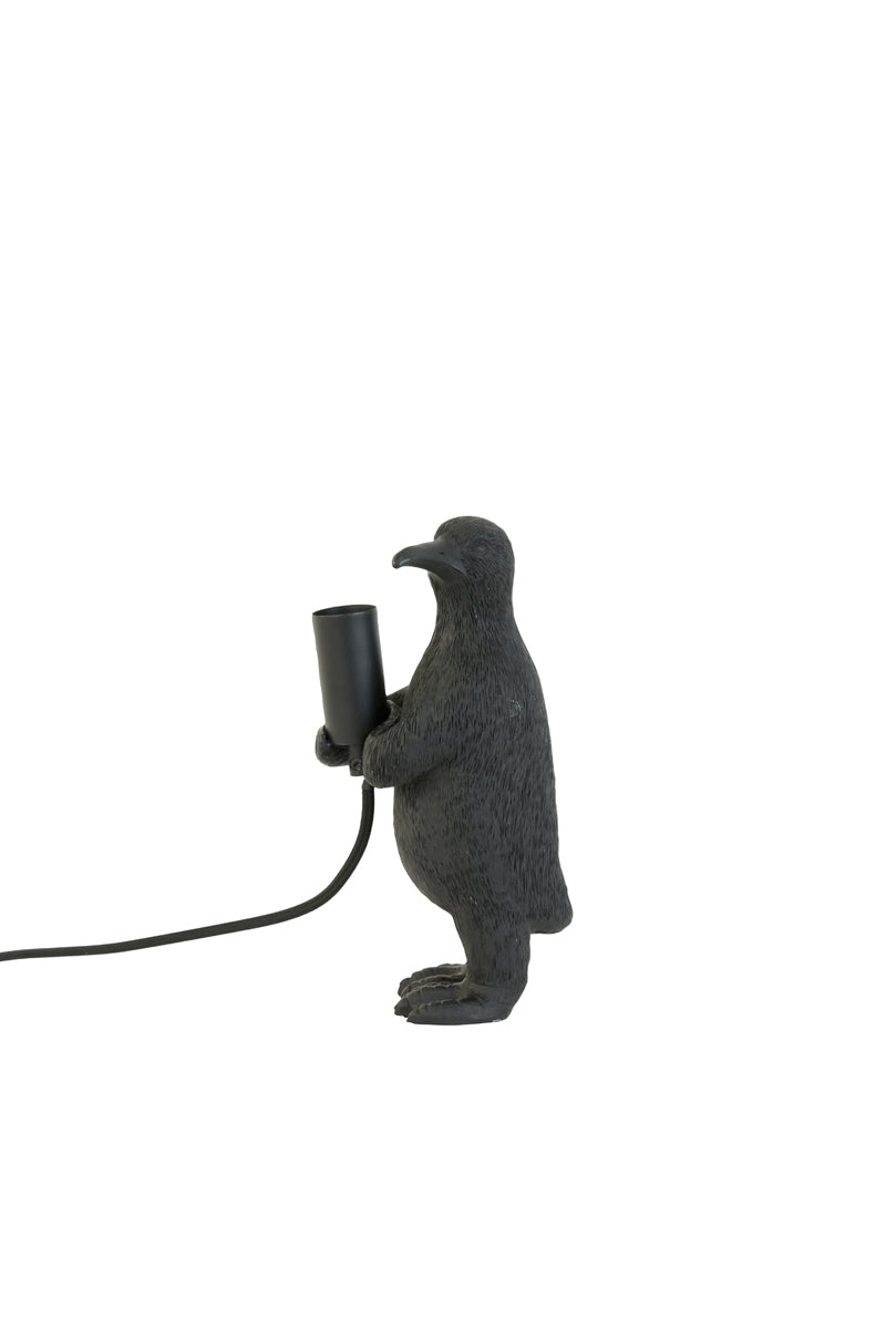Light & Living Lighting Table lamp E14 12x12x24 cm PENGUIN matt black House of Isabella UK