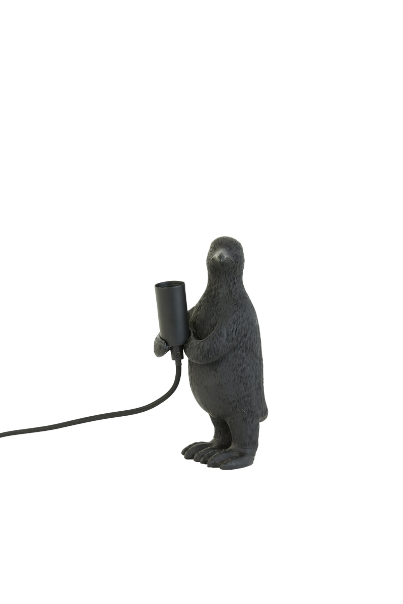 Light & Living Lighting Table lamp E14 12x12x24 cm PENGUIN matt black House of Isabella UK