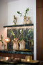Light & Living Lighting Table lamp E14 20x43 cm MEDINA glass amber+gold House of Isabella UK