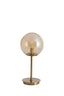 Light & Living Lighting Table lamp E14 20x43 cm MEDINA glass amber+gold House of Isabella UK