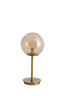 Light & Living Lighting Table lamp E14 20x43 cm MEDINA glass amber+gold House of Isabella UK