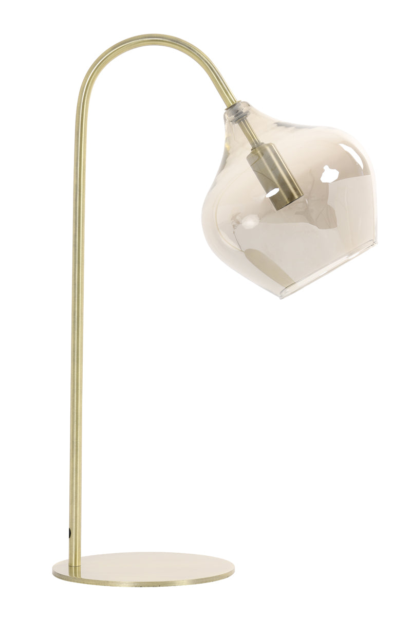 Light & Living Lighting Table lamp E14 28x17x50,5 cm RAKEL antique bronze+smoked House of Isabella UK