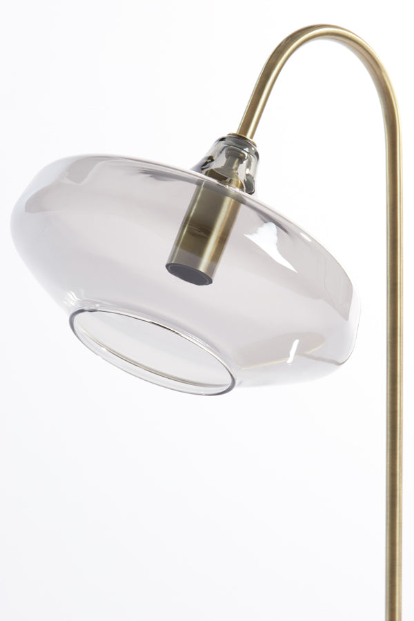 Light & Living Lighting Table lamp E14 31x22x50 cm SOLNA antique bronze+smoked glass House of Isabella UK