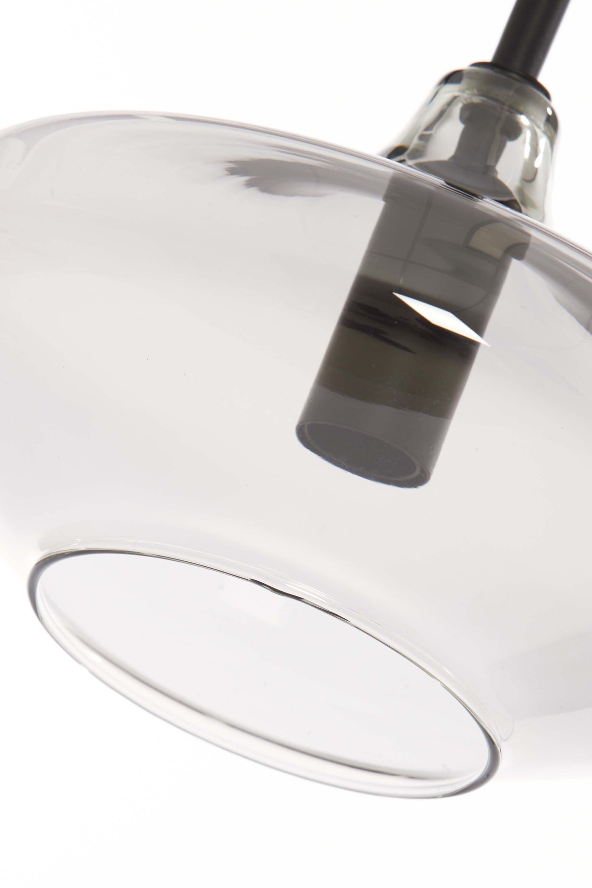 Light & Living Lighting Table lamp E14 31x22x50 cm SOLNA matt black+smoked glass House of Isabella UK