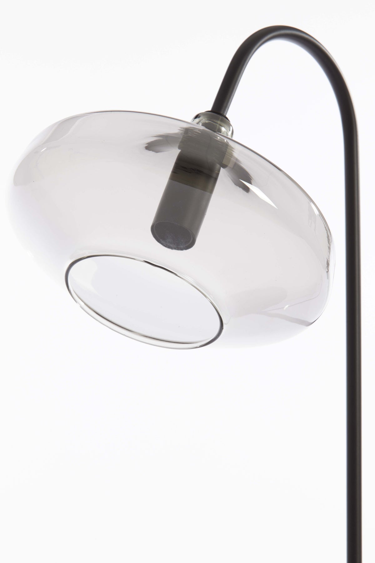 Light & Living Lighting Table lamp E14 31x22x50 cm SOLNA matt black+smoked glass House of Isabella UK