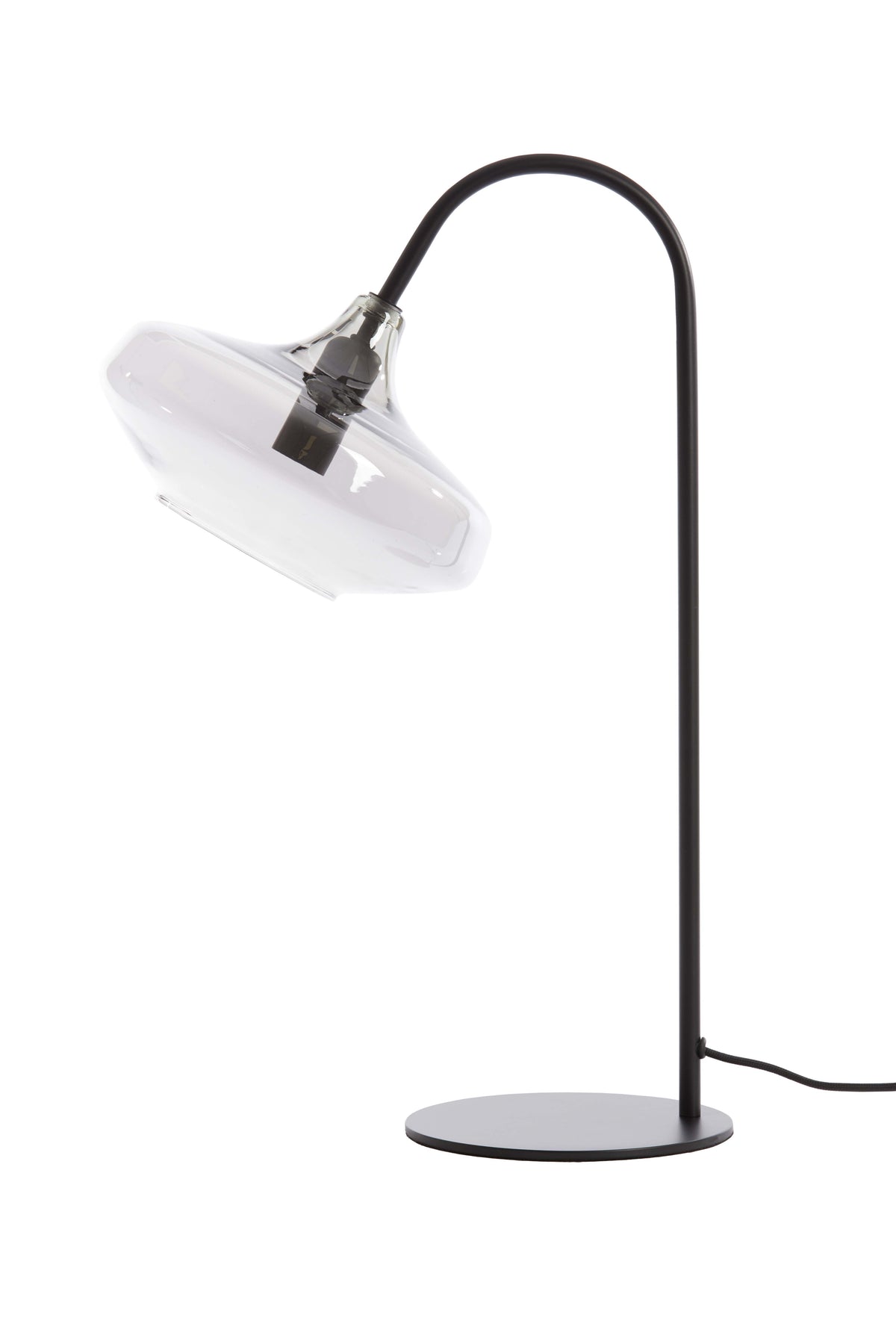 Light & Living Lighting Table lamp E14 31x22x50 cm SOLNA matt black+smoked glass House of Isabella UK