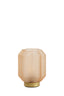 Light & Living Lighting Table lamp LED 13x16,5 cm YVIAS glass matt peach+gold House of Isabella UK
