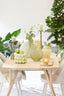 Light & Living Lighting Table lamp LED 13x16,5 cm YVIAS glass milky light yellw+gld House of Isabella UK