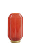 Light & Living Lighting Table lamp LED 15x27 cm YVIAS glass milky brick red+gold House of Isabella UK